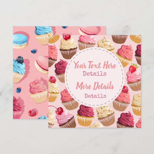 Save The Date Sucre Traitements Enregistrer La Date (Devant / Derrière)