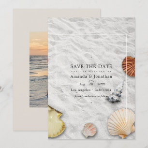 Save The Date Summer Beach Wedding Enregistrer La Date