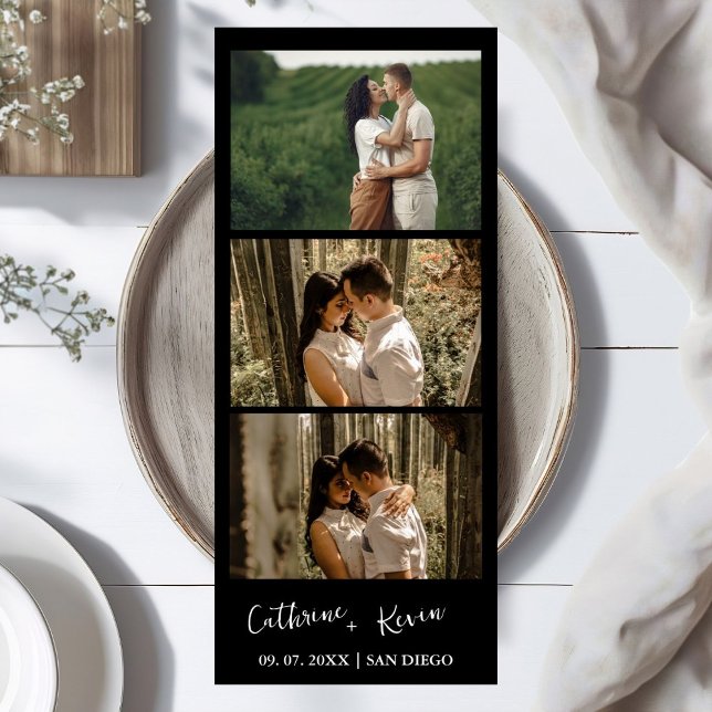 Save The Date Superposition pour photobooth de mariage minimalis (Créateur téléchargé)