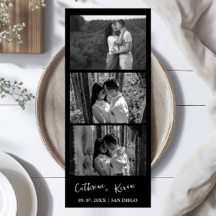 Save The Date Superposition pour photomaton de mariage minimalis