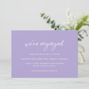 Save The Date Sydney Lavender Mariage moderne