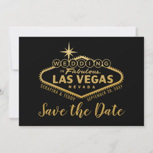 Save The Date SYMBOLE Mariage DE Vegas