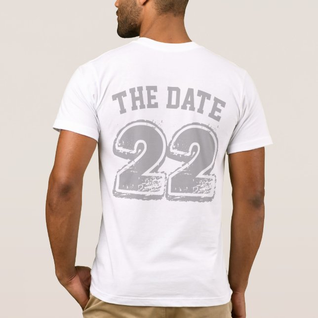 Save the Date T-Shirts (Back)