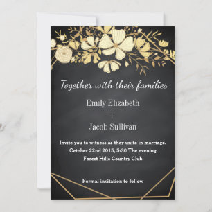 Save The Date Tableau Noir Mariage Inspiré De Chalkboard Enregis