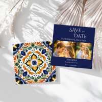 Talavera vintage photo de mariage mexicain