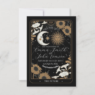 Save The Date Tarot Sun Moon Align Wedding Cards