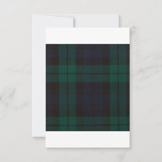 Save The Date Tartan Black Watch (Devant)