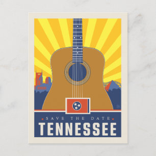 Save the Date   Tennessee 2 Invitation Postcard