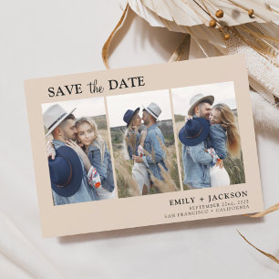Save The Date Terracotta Enregistrer la date 3 Photo Simple