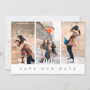 Save The Date Terracotta Rustic Floral Fall Fleur sauvage Photo