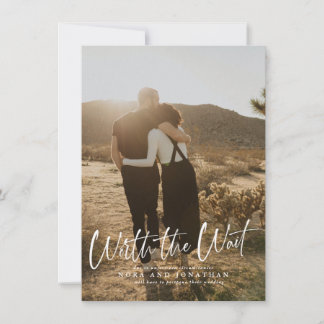 Save The Date Texte de mise en attente Report Enregistrer la dat