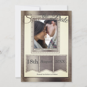 Save The Date Texture laiton moderne