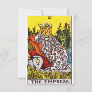 Save The Date The Empress Tarot Card