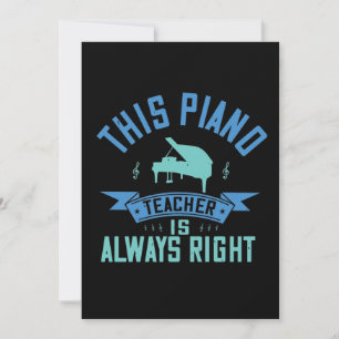 Save The Date This Piano Teacher Is Always