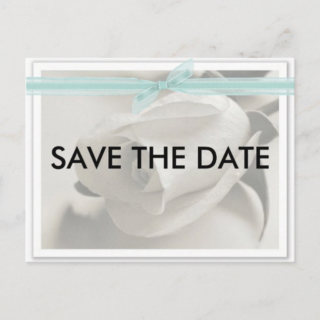 Save the Date Tiffany! Announcement Postcard (Front)
