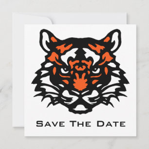 Save The Date Tigre Enregistrer La Date