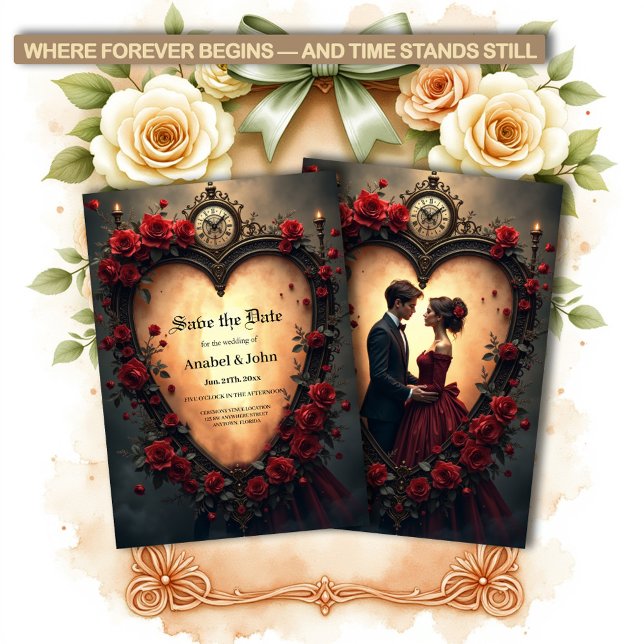 Save The Date Timeless Love –Victorian Gothic Wedding Collection (Créateur téléchargé)