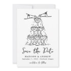 Tour de Champagne Whimsical Mariage manuscrit
