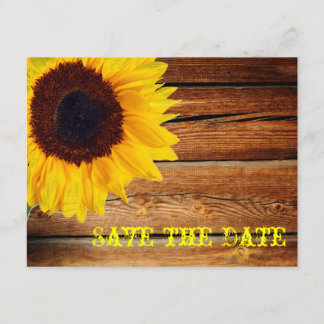 Save The Date Tournesol rose En vichy jaune Moderne Mariée Flora