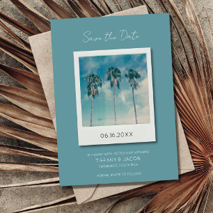 Save The Date Tropical Beach Destination Wedding Enregistrer la 