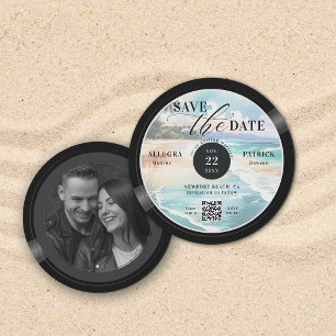 Save The Date Tropical Beach Wedding Save Date Music Love QR