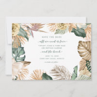 Tropical Floral Love and the Beach Photo