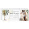 Save the Date Tropical Palm Tree Boarding Pass