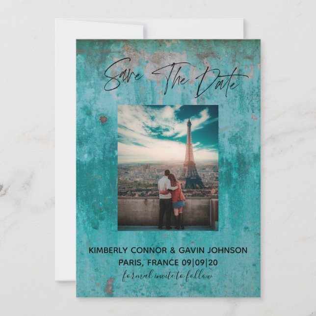 Save The Date |Turquoise Rust (Front)