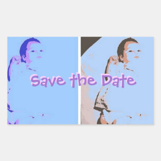 Save the Date/Twins Sticker