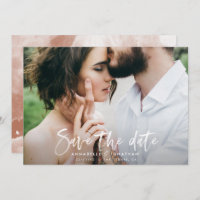 Type de script d'aquarelle moderne mariage simple