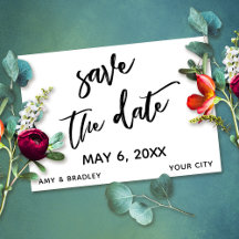 Typographie de mariage noir et blanc écriture déco