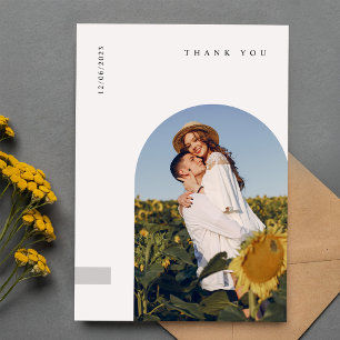 Save The Date Typographie minimaliste moderne Photo de mariage