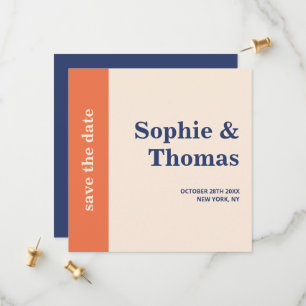 Save The Date Typographie moderne Gras Mariage Enregistrer la da