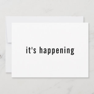 Save The Date Typographie simple C'est en train d'arriver Enregi