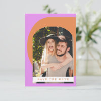 Typographie super Bold amusante Pink Orange Photo 