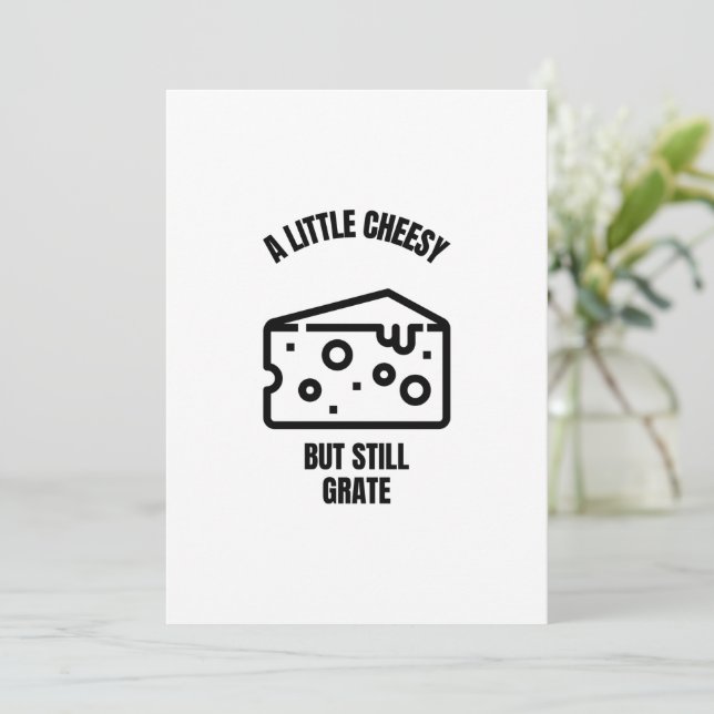 Save The Date Un petit jeu de fromage rigolote blague (Debout devant)