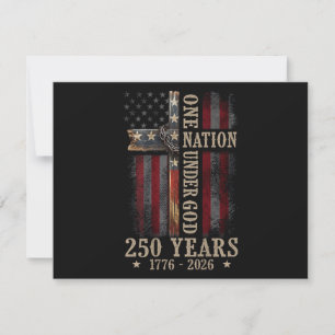 Save The Date Une nation sous Dieu 250 ans 250e anniversaire