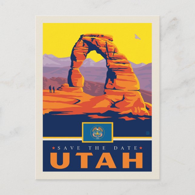 Save the Date | Utah Invitation Postcard (Front)