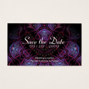 Save the Date v2 Fractal Card - Customized