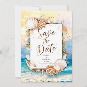 Save The Date Vacances Destination Plage Mariage