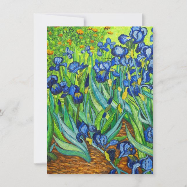 Save The Date Van Gogh Irises (Devant)