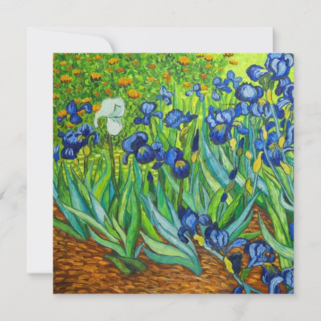 Save The Date Van Gogh Irises (Devant)