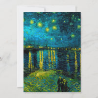 Van Gogh Nuit étoilée sur le Rhône