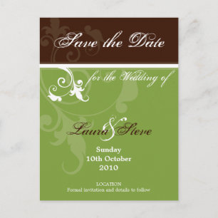 SAVE THE DATE :: verve 3 Announcement Postcard