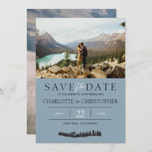 Save The Date Vibes forestières