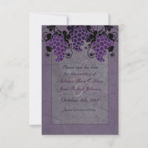 Vieux mariage de raisins violets Enregistrer la da