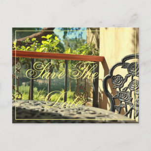 Save The Date Villa Feel Beautiful Postcard