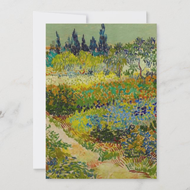 Save The Date Vincent Van Gogh Garden (Devant)