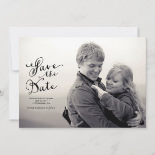 Save The Date Vintage Enregistrer l'annonce de date