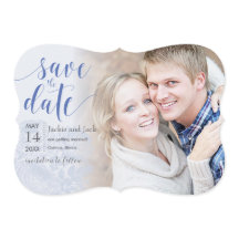 Save the Date Vintage Rose Pastels: Serenity